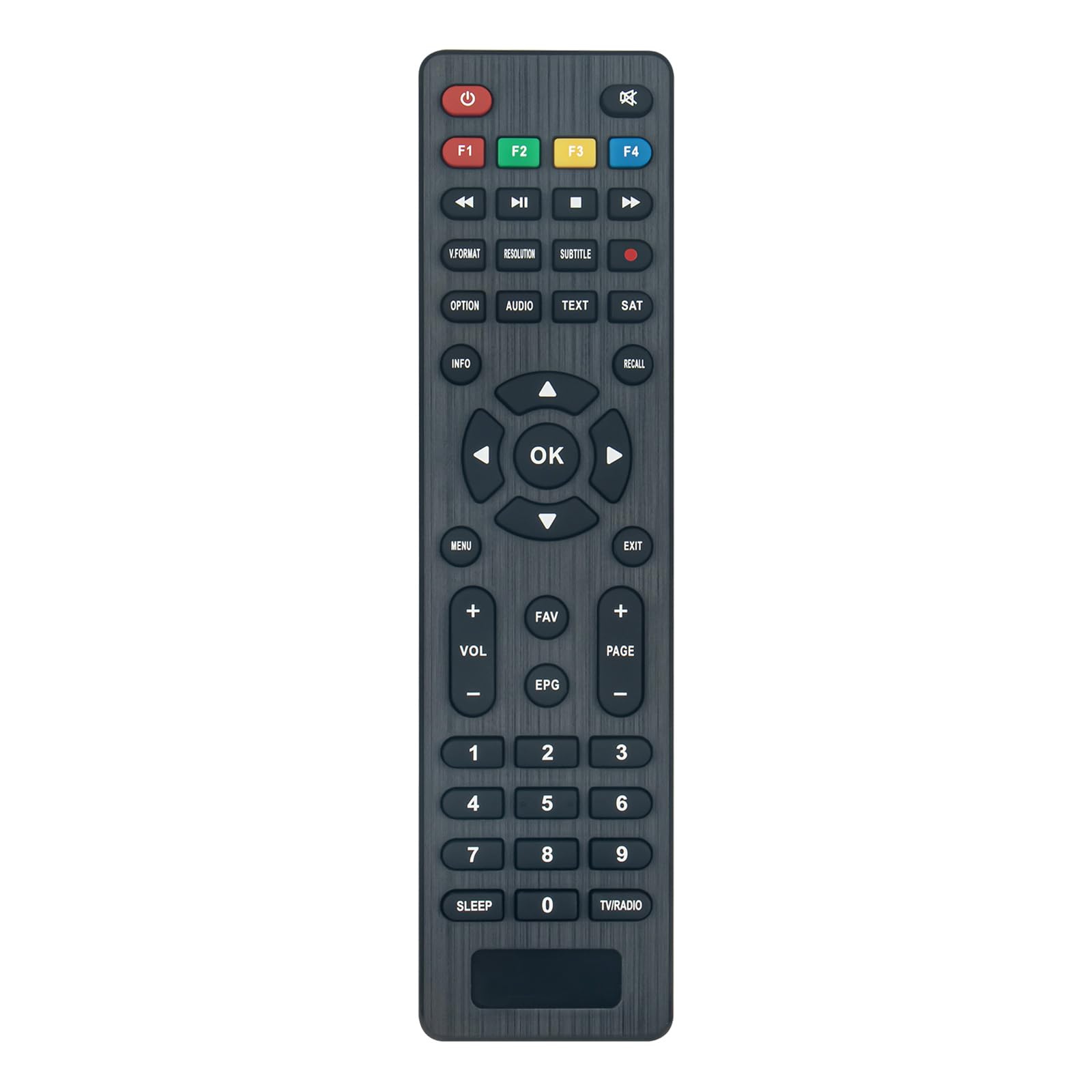 VINABTY Replacement Remote Control SXRCU01 Fit for OCTAGON Digital DVB-S / S2 HDTV H.265 Receiver/IPTV/OTT Mediaplayer OCTAGON SX 88 / SX 88+
