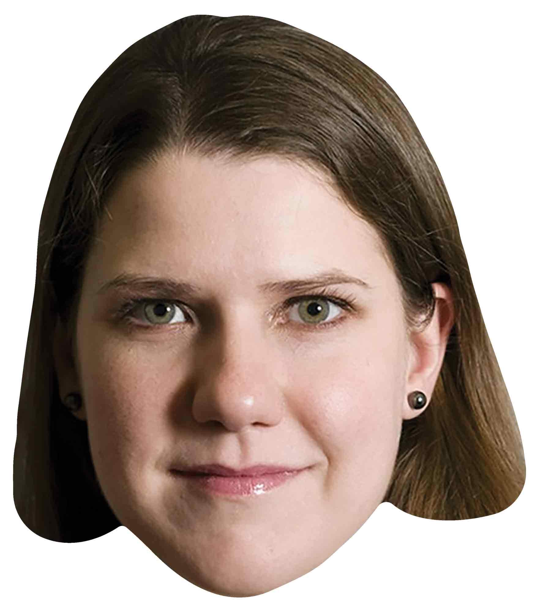 STAR CUTOUTS SM349 Jo Swinson Cardboard Face Mask – Political Costume Fancy Dress