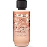 MIX:BAR Vanilla Bourbon Creamy Body Wash for Women, Hydrating & Moisturizing with Niacinamide, Panthenol & Vitamin C - Vegan, Sulfate Free, Paraben Free, 16oz