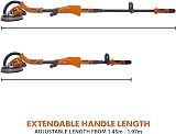 Evolution Power Tools R225DWS Telescopic Dry Wall Sander 225mm LED Torch view 3