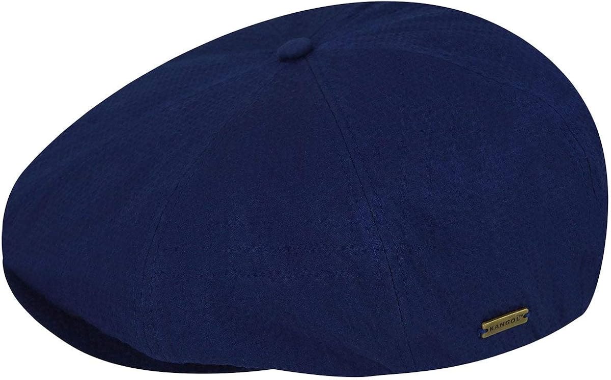 seersucker newsboy cap