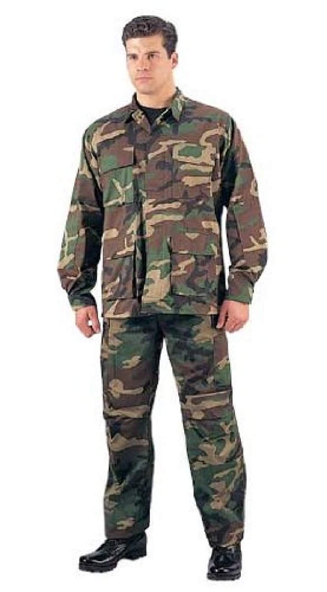 Woodland Camouflage BDU Pants
