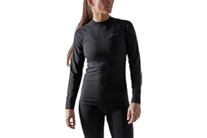Craft Sportswear Women's Active Intensity CN LS, Crew Neck Long Sleeve Baselayer Top for Winter Running, Cycling, Skiing