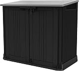 Keter Store it Out Nova Garden Storage Shed 32 x 71.5 x 113.5 cm Dark Grey view 4