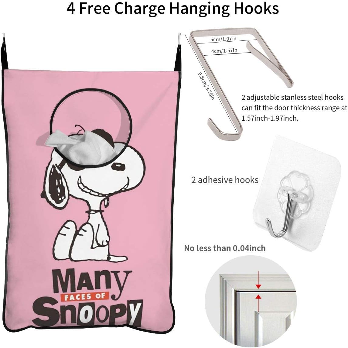 Amazon Co Jp スヌーピー Snoopy ランドリーバスケット ランドリーかご 洗濯ボックス 収納ボックス 収納バッグ 袋 おしゃれなインテリア雑貨 撥水加工 防水取っ手付き 大容量 ホーム キッチン