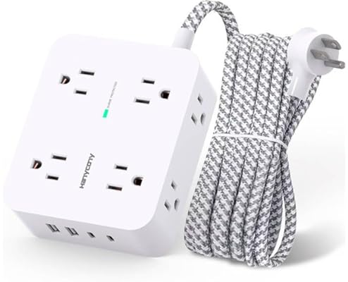 HANYCONY 8-Outlet Surge Protector Strip 1