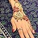 COKOHAPPY 8 Sheets Hand Indian Painting Stencil Tattoo Self-Adhesive Body Art Designs for Hands - Temporary Indian Arabian Tattoo Reusable Stickers