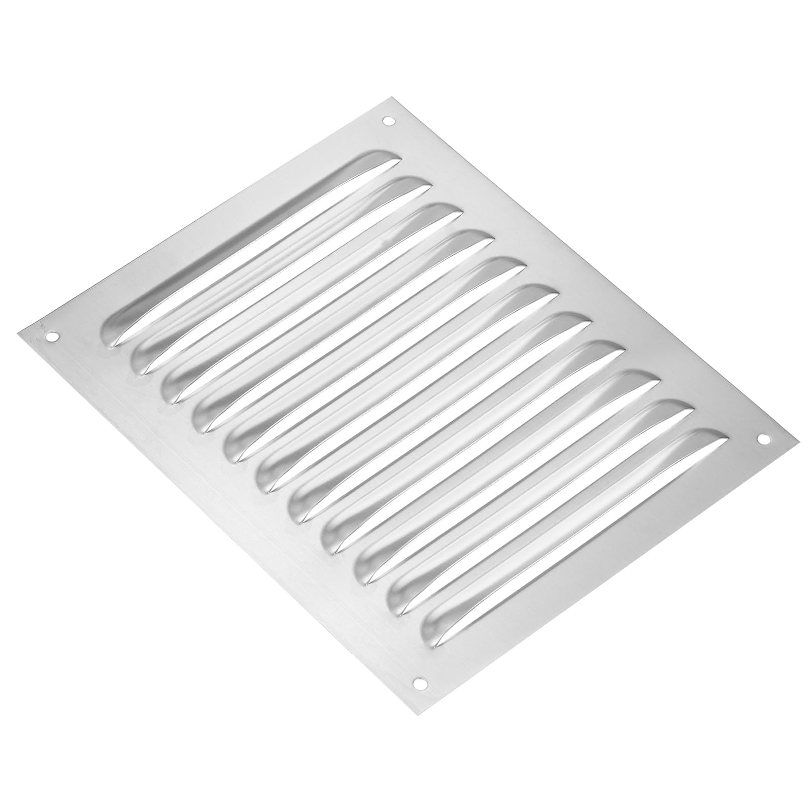 PATIKIL 10 x 10 Inch Vent Cover, 304 Stainless Steel Screen Air Grille Ventilation Cover HVAC Louvered Grill for Home Kitchen Bathroom Wall Ceiling