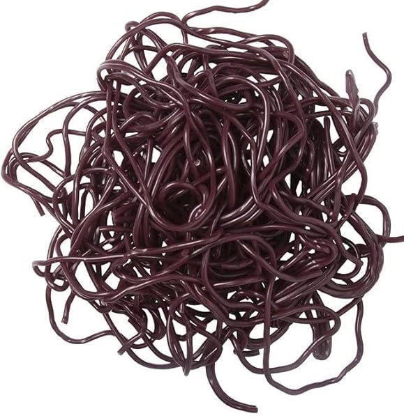 SWEETGLOB GUMMY SHOE LACES JUICY STRINGS CANDY (PURPLE...