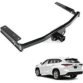 ECOTRIC Class 3 Trailer Hitch Compatible with 2020-2023 Toyota Highlander | w/2 in Square Receiver Tow Hitch Replace for 13453, 5,000 LBS Weight Carrying Capacity Heavy Duty