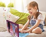 Lexibook Frozen Educational Laptop French English 124 Activities Elsa Anna view 8