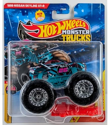 Amazon.com: Hot Wheels Monster Trucks Fast & Furious Skyline GT R