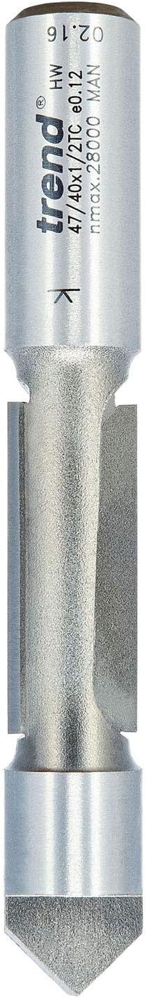 Trend Professional Pierce & Trim Cutter, 1/4 Inch Shank, 6.3mm Cut Diameter, 18mm Cut Length, Tungsten Carbide Tipped, 47/4X1/4TC - Image 4