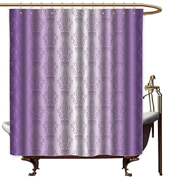 Amazon Com Shower Curtains Neutral Purple Decor Ombre Vector