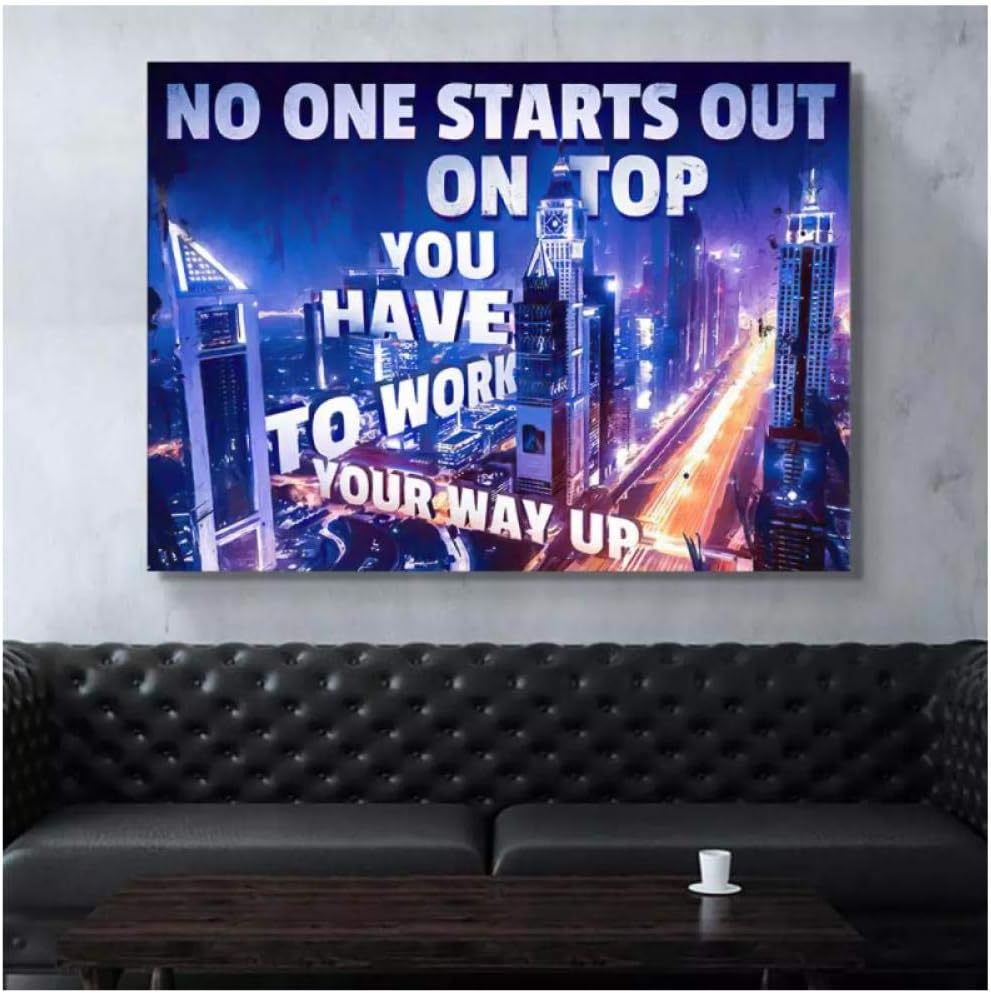 Zhaoyangeng Cuadro De Pared, Póster Inglés, Pintura En Lienzo, Vista