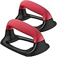 Kipika Push Up Bars, Pushup Stands With Thickened Soft Plastic Handle, Stable and Non-Slip Base, Pushup Handles Perfect for Floor Strength Training