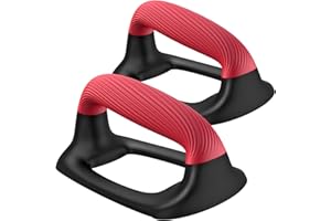 Kipika Push Up Bars, Pushup Stands With Thickened Soft Plastic Handle, Stable and Non-Slip Base, Pushup Handles Perfect for Floor Strength Training
