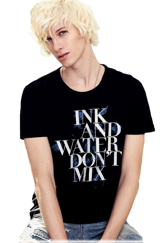 Faleto Casual Herren T-Shirt mit Print \