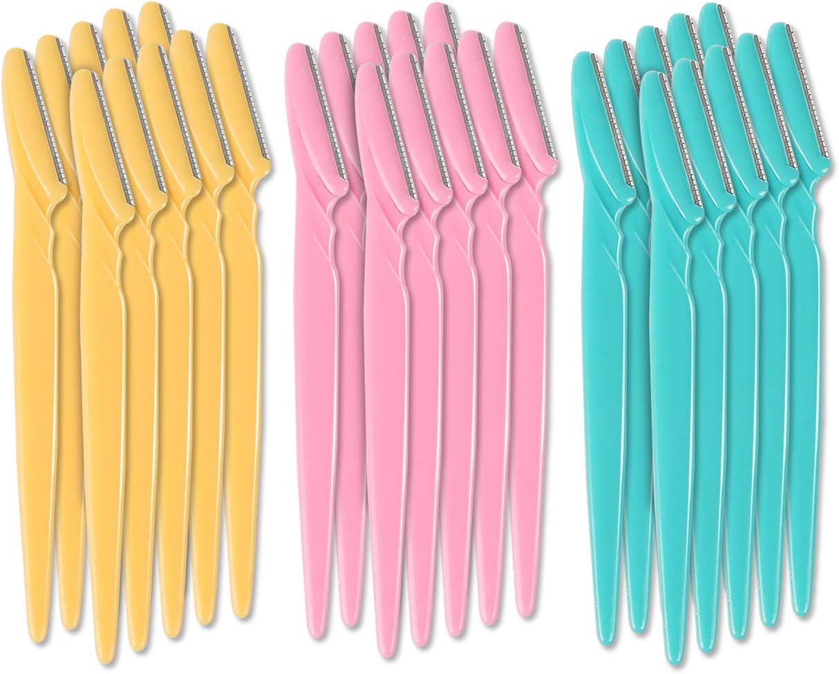 40Pcs Eyebrow Razors Multipurpose Exfoliating Dermaplaning Tool Face