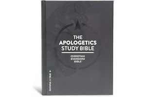 CSB Apologetics Study Bible, Gray Hardcover, Black Letter, Black Letter, Defend Your Faith, Study Notes and Commentary, Articles, Profiles, Full-Color Maps, Easy-to-Read Bible Serif Type