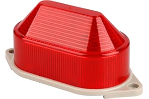 Nxtop Industrial AC 110V Red LED Warning Light Bulb Signal Tower Lamp N-3051 Steady Flash