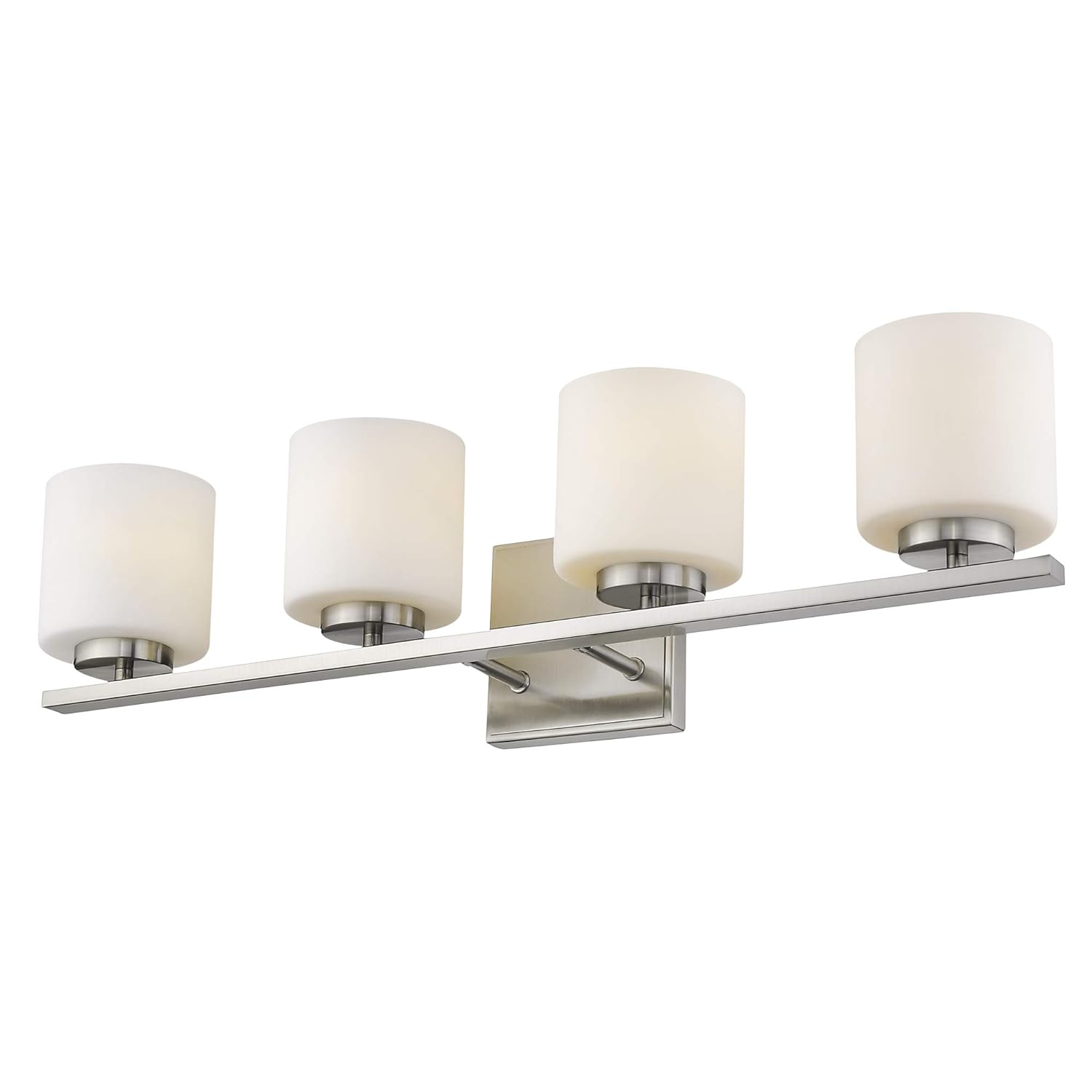 Best Brushed Nickel 4 Globe Bathroom Lighting