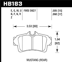 Hawk Performance HB183F.660 HPS Performance Ceramic