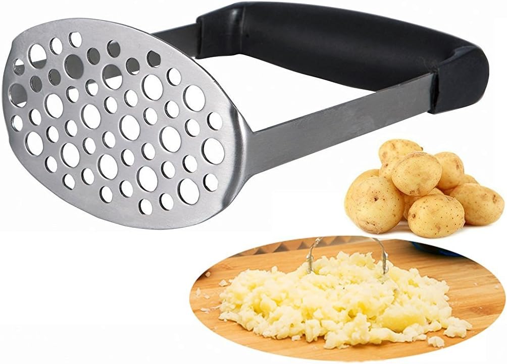 Schiacciapatate Pieghevole In Plastica - Utensile Da Cucina Per Pur&egrave; Lavabile In Lavastoviglie