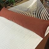 Double Hammock Pillow - 50 inch - Weather Resistant Olefin Polyester (terracotta)