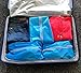 Shoe Bags for Travel - Shoe Storage Bags with Zippers - Waterproof - for Women & Men - Blue - 4 Pack by The Journey Bird