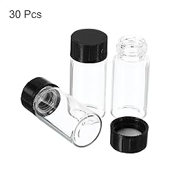 PATIKIL 5mL Reagent Media Bottle, 30 Pack Round