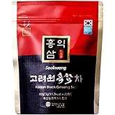 Sookwang Black Ginseng Extract Granules Tea – Concentrated Ginseng Extract_2.12oz (3g x 20 Sachets)