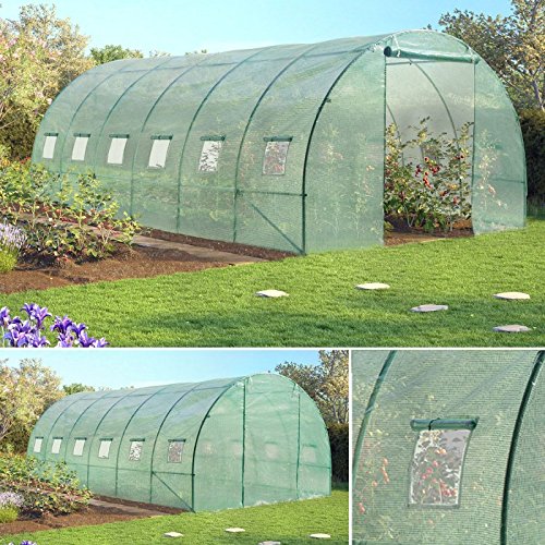 title=Probache- Serra grande a tunnel, da giardino, 7 archetti galvanizzati, 18 m², 6