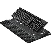 Wrist Rest with Keyboard Stand, Computer Wrist Support Pad,Ergonomic Tilted Keyboard Holder, Soft Memory Foam Desk Cushion, Palm Hand Typing for Office Home School (Starry Sky)