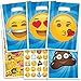 Smiley Universe: Emoticon Loot Bags, Pack of 50; Trick or Treat Bags for Kids