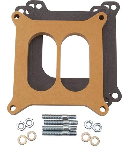 1/2 Phenolic Carburetor Spacer For Holley/Demon – 4 Hole, Includes Gaskets & Hardware