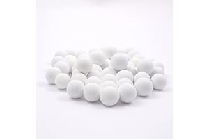 White Ceramic Grinding Balls - Size: 20mm - Weight: 1kg - Milling Media for Ball Mill - by Inoxia