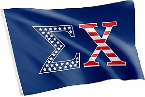 Desert Cactus Sigma Chi Fraternity Flag - Greek Banner, Large 3x5 feet - for Decor, Events, and Sig Chi Pride Display (USA)
