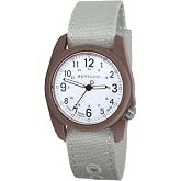 BERTUCCI DX3 Canvas Watch | White with Ombra Brown/Dark Khaki