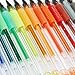 AmazaPens Pens - Glitter Gel 20 Pack Super Glitter Colored Pen Sets | Best for Adding Sparkle to Your Adult Coloring Books and Art Projects.