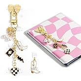 Kaciola Charm Chains for Kindle, Cute E-reader Phone Charm Bracelets Accessories Gift for Reader Booklovers Women Men, Charms Compatible for Kindle/E-Reader/Phone (A)