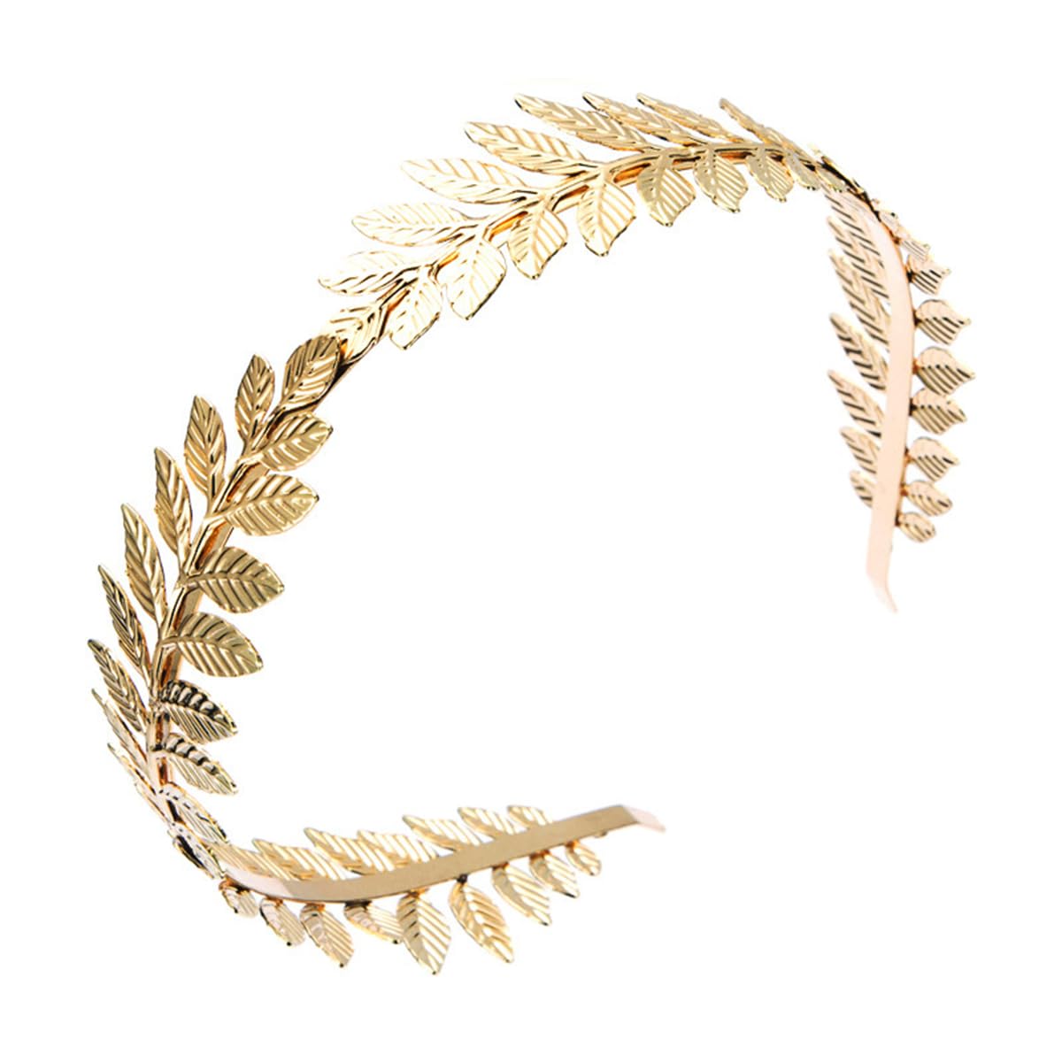 scicent Head Bands Gold Leaves Headband Roman Leaf Crown Greek Hairband Goddess Tiara Girls Bridal Bands Laurel Leaf Boho Hair Accessories 6905 — image 1