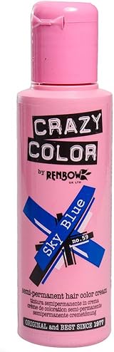 Crazy Color Sky Blue No 59 100ml Brand Hair Dye view 2