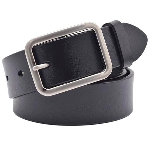black square buckle belt