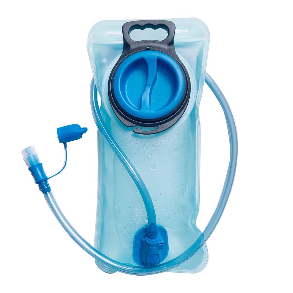 Hydration Bladder 2 Liter Leak Proof Water Reservoir, Military Water Storage Bladder Bag, BPA Free Hydration Pack Replacement, for Hiking Biking Climbing Cycling Running