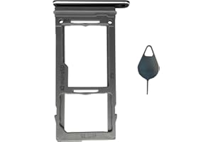 Ubrokeifixit Galaxy Note9 Micro SD Card Slot Single Sim Card Tray Holder Replacement for Samsung Galaxy Note9 SM-N960U SM-N960F Black