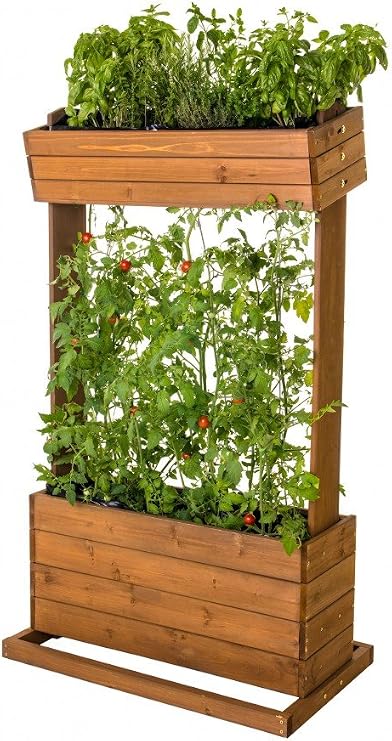 Vertical Bancal – Mesa para plantas aromáticas. Madera Real con ...