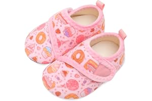 Lisdwde Kids Winter Indoor Household Shoes Toddler Boys Girls House Slippers Warm Socks for Kids