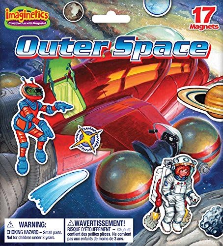 Imaginetics Outer Space Playset – Includes 17 Magnets