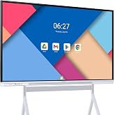 NEWORK 65 Inch 4K Smart Board, Google EDLA-Certified Interactive Whiteboard | Android 14 OS, 50-Point Touch, Wireless Casting,Touchscreen Digital Whiteboard for Classroom Office Home (With Wall Mount)